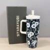 SITARAYURI Lotus Insulated Tumbler 1.2L Stainless Steel