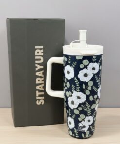 SITARAYURI Lotus Insulated Tumbler 1.2L Stainless Steel