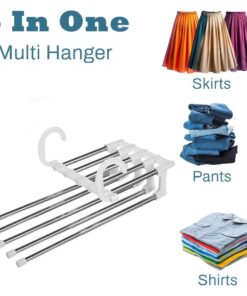 Unique 5 Way Hanger - White