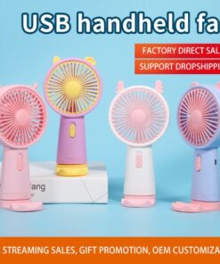 Usb Portable Mini Fan Rechargeable Fan Handheld Fan - Image 2