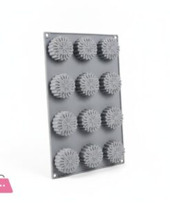 12 Cavity Flower Silicone Mold