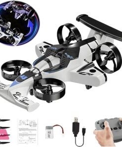 2-in-1 Flying RC Drone & Stunt Car for Kids | Remote Control Toy