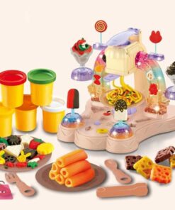 3D Color Mud Ice Cream Machine with Music and Light