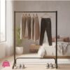 5 Feet Cloth Hanging Trolley Stand With Wheels 15 5 Feet Cloth Hanging Trolley Stand With Wheels