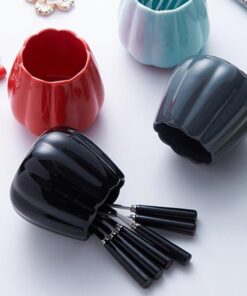 Luxury Ceramic Fruit Fork Set Stainless Steel Pick - Image 6