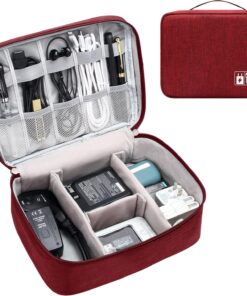 Electronics Organizer Travel Cable Organizer Bag Waterproof Portable Digital Storage Bag