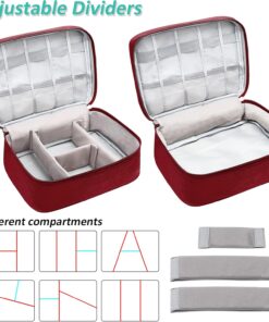 Electronics Organizer Travel Cable Organizer Bag Waterproof Portable Digital Storage Bag 12 Electronics Organizer Travel Cable Organizer Bag Waterproof Portable Digital Storage Bag - Image 4