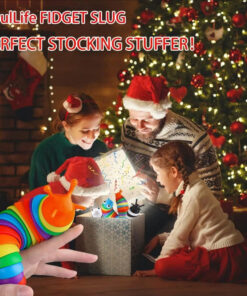 1Pcs Random Colorful Slug Caterpillar Stress Relief Toy Strange Slug Puzzle Simulation Decompression Toy - Image 5