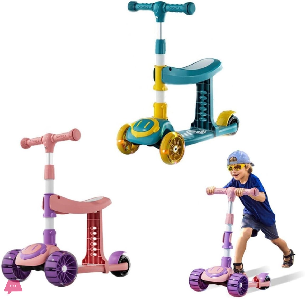 adjustable-pu-flashing-wheels-kids-scooter-3-wheel-portable-foldable-kids-scooty-3-in-1