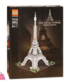 Eiffel Tower Construction Set over 3,000 Pieces for an Architectural Masterpiece