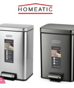 Homeatic Madison Stainless Steel Step Bin 30Ltr