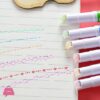 New Linear Color Roller Line Marker &Amp; Highlighter Pen Set – Pack Of 6