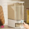 Kitchen Rice Dispenser Bucket Storage Container Sealed Lid 10kg