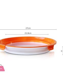 Round Food Preservation Tray Reusable Stackable Food Container Food Sealed Tray - Image 5