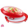 Round Food Preservation Tray Reusable Stackable Food Container Food Sealed Tray