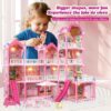 Villa Kids Doll House Playset 3-Story Princess Dream Home 258Pcs With Slide Balcony And Garden For Girls Ages 3+ 3 Villa Kids Doll House Playset 3-Story Princess Dream Home 258Pcs With Slide Balcony And Garden For Girls Ages 3+