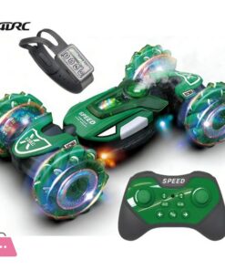 2.4Ghz Double Sided Rotating RC Stunt Car Toys Vehicle Remote Control Gesture Sensor Cars With Spray and Light