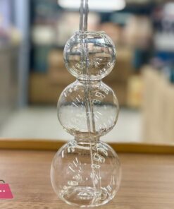 Clear Glass Bubble Hydroponic Straw Glass - Image 6