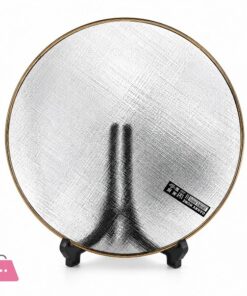 Danny Home Crystal &Amp; Rimmed Serving Plate 13Inch