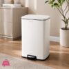 Danny Home Pedal Trash Can White – 30Liter 3 Danny Home Pedal Trash Can White – 30Liter