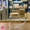 Glass Tumbler With Straw And Lid Drinking Glasses Iced Coffee Cup Glass For Smoothie Soda Tea 9 Glass Tumbler With Straw And Lid Drinking Glasses Iced Coffee Cup Glass For Smoothie Soda Tea