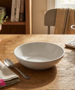 Danny Home Ceramic Deep Plate - 8Inch