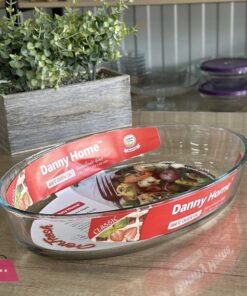Danny Home Oval Pyrex 2.4 Liter Oven Baking Pan - KP008