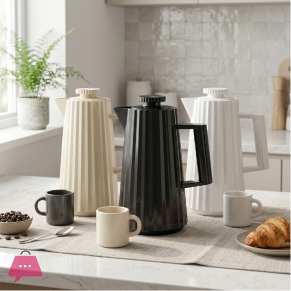Danny Home Pleated Vacuum Jug Thermos - 1Liter 3 Danny Home Pleated Vacuum Jug Thermos - 1Liter
