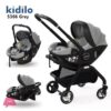 Kidilo 3 In 1 Baby Stroller &Amp; Car Seat Travel System – Reversible Luxury Pram For Newborn To Toddler - S366 3 Kidilo 3 In 1 Baby Stroller &Amp; Car Seat Travel System – Reversible Luxury Pram For Newborn To Toddler - S366