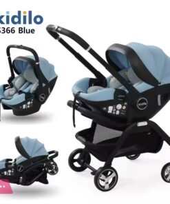 Kidilo 3 In 1 Baby Stroller &Amp; Car Seat Travel System – Reversible Luxury Pram For Newborn To Toddler - S366 10 Kidilo 3 In 1 Baby Stroller &Amp; Car Seat Travel System – Reversible Luxury Pram For Newborn To Toddler - S366 - Image 4