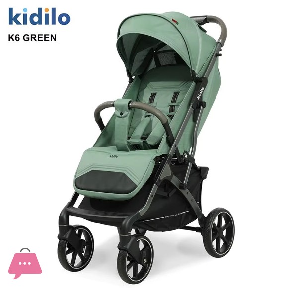 Kidilo K6 Baby Stroller Foldable Lightweight Baby Pram Stroller - K6 6 Kidilo K6 Baby Stroller Foldable Lightweight Baby Pram Stroller - K6 - Image 4