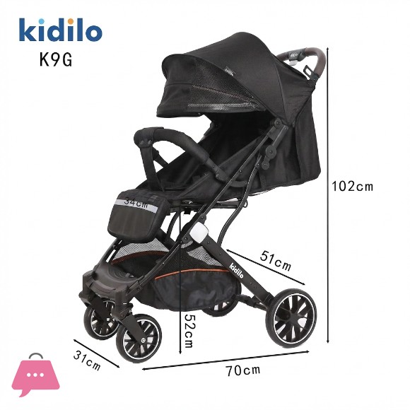 Kidilo Lightweight Portable Pushchair Baby Stroller Multiple Pushchair Foldable For Travel Stroller K9G 5 Kidilo Lightweight Portable Pushchair Baby Stroller Multiple Pushchair Foldable For Travel Stroller K9G - Image 2
