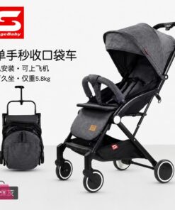 Lightweight Foldable Baby Stroller With Trolley Pocket Stroller - T408