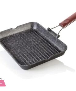 Non-stick Granite Coated Rectangle Induction Grill Pan 36cm