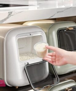 Rice Storage Container Extra Large Grains Flour Storage Bins 10kg High-Quality