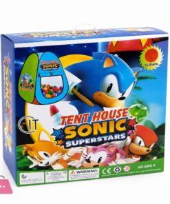 Sonic Ball House Tent With 50 Soft Balls