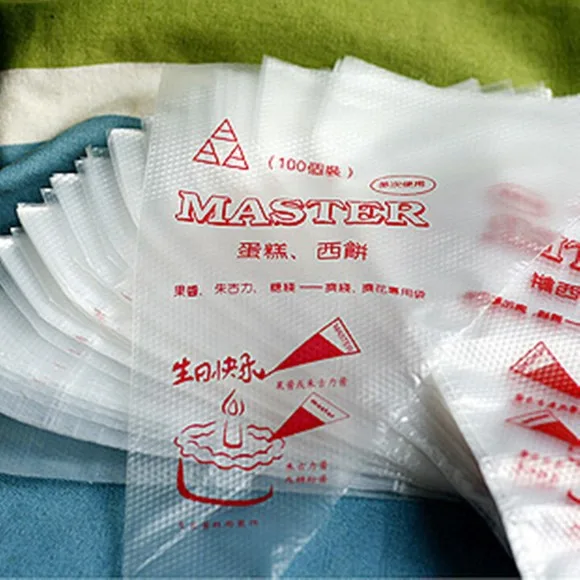 100 PCS Decorating Icing Piping Bag Disposable (Small)