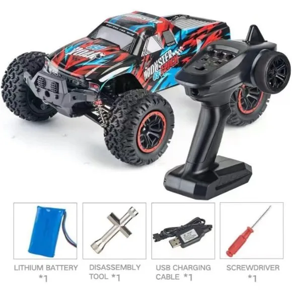 2.4G Wireless Remote Control Off-Road Vehicle, 4WD High Speed Drift RC Car, All Terrain Damping Climbing Truck, Electric Model Toy Children Birthday Gift