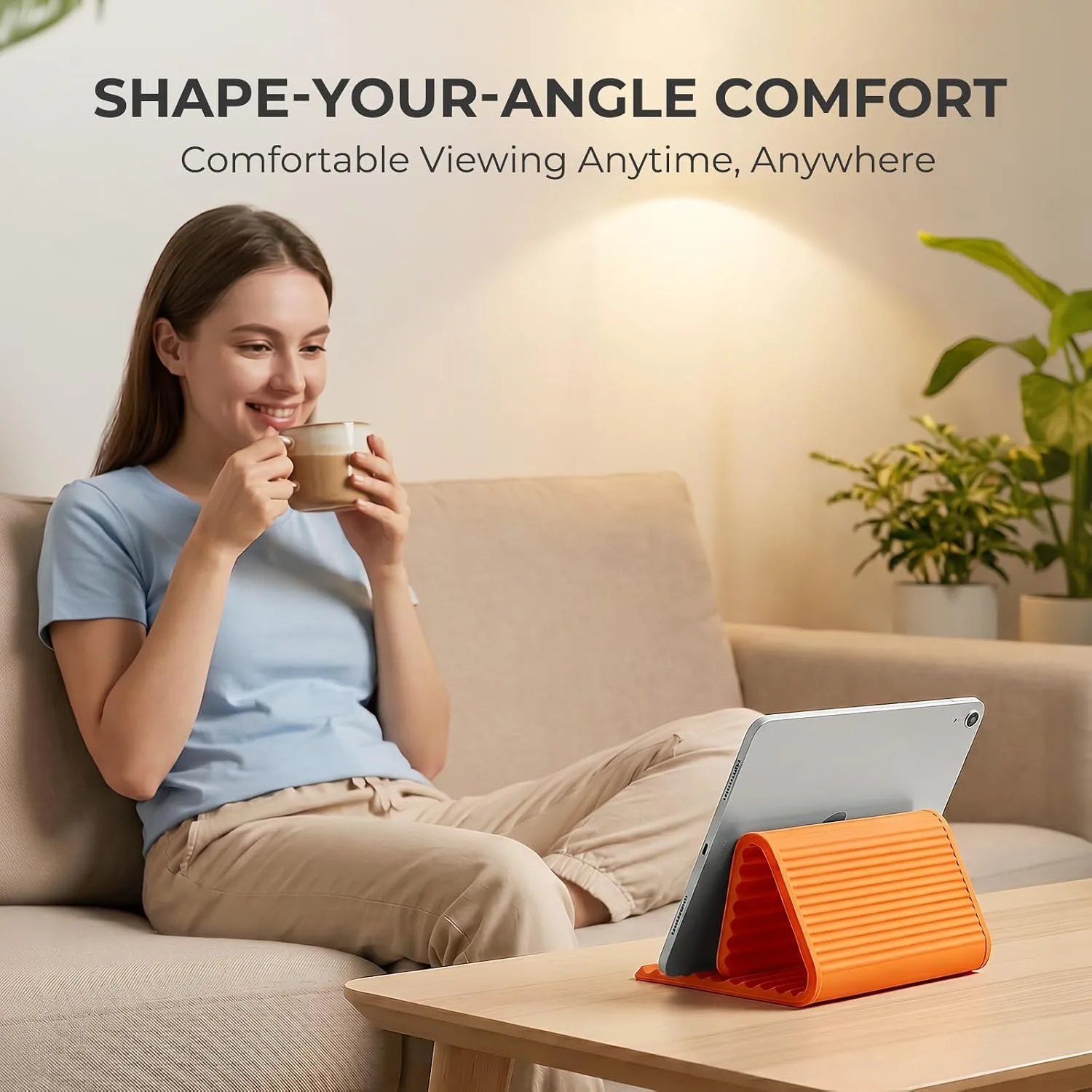 2026 Airplane Phone Holder, Flexible Silicone Portable Phone Stand