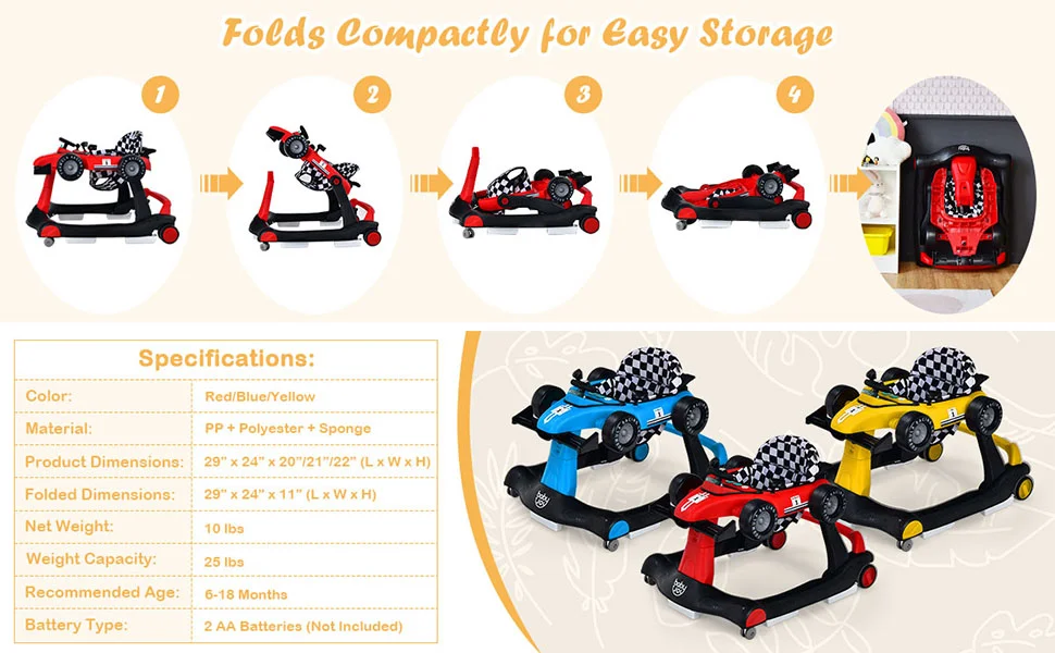 4 in 1 baby walker