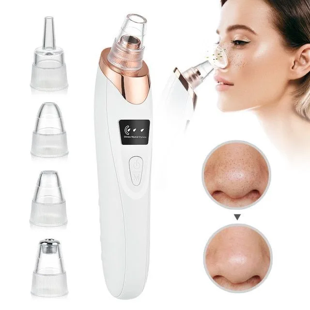5 in 1 Black head Remover - Rechargeable Blackhead Remover Acne Remover  Vacuum Suction