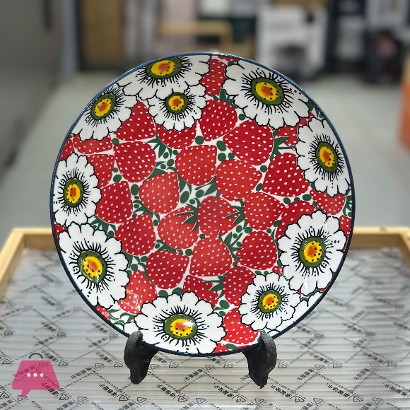 Bohemian Style Ceramic Dinnerware Quater Plate 1- Piece Colorful Dishes Hand-painted Plate thumbnail 6