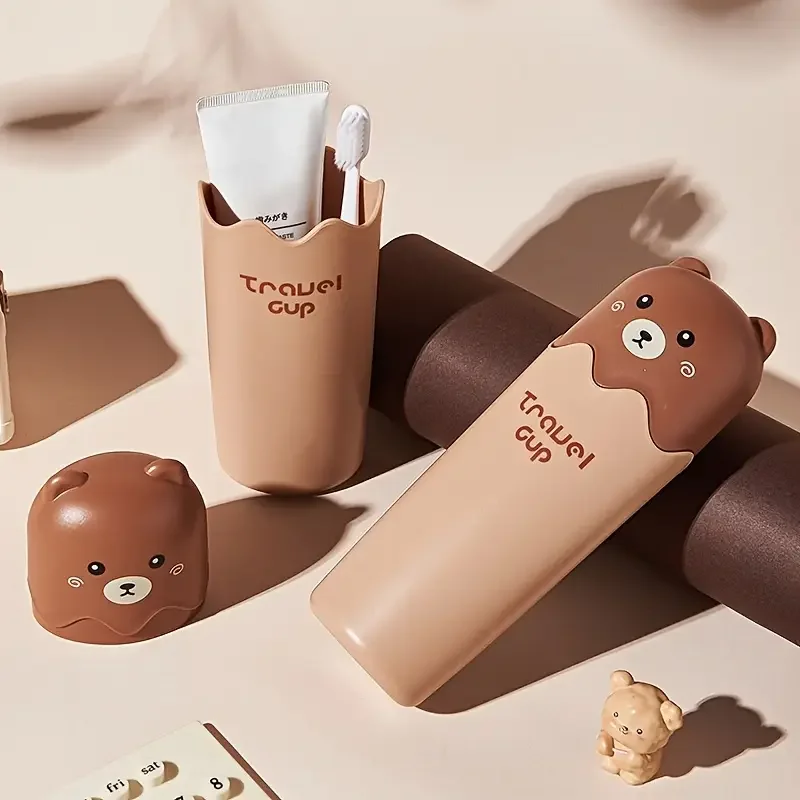 animal travel mouthwash cup cartoon toothbrush cup portable toiletry toothpaste and Product details 2