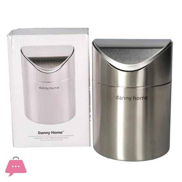 Danny Home Stainless Steel Trash Can 1.5L