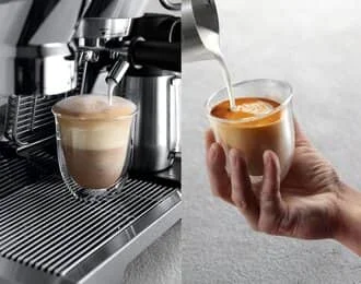 Automatic or manual milk froth