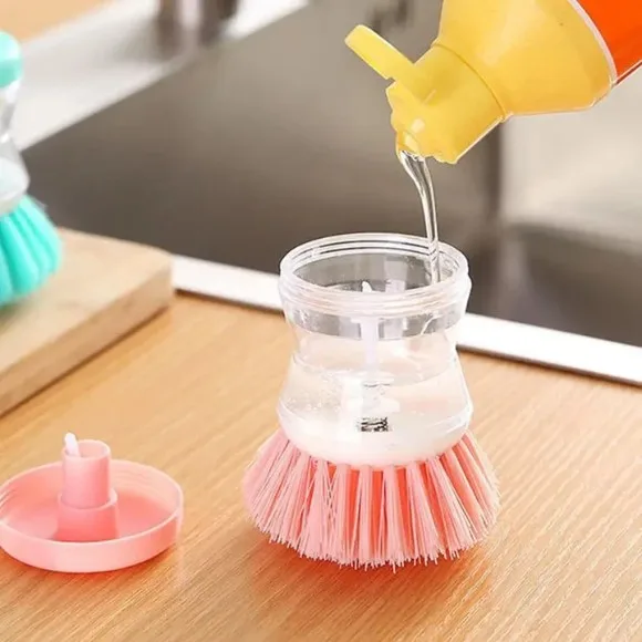 Dish Washing Brush with Dispenser