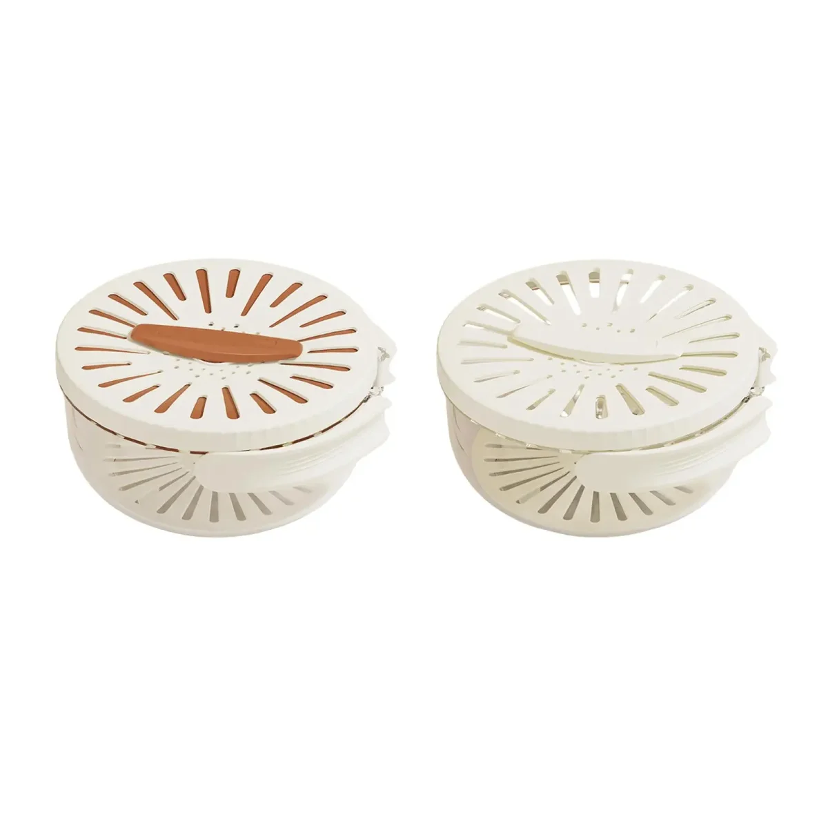Drain Basket Keeper Container Practical Fruit Colander Foldable Handle Food Storage Container Removable Basket for Strawberry