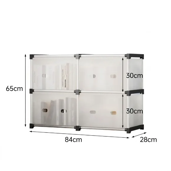 Folable Multiayer Dust-proof Cabinet Storage Shelf