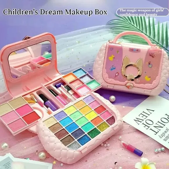 Girls Beauty Makeup Bag Playset M-711 | Kids Makeup Set