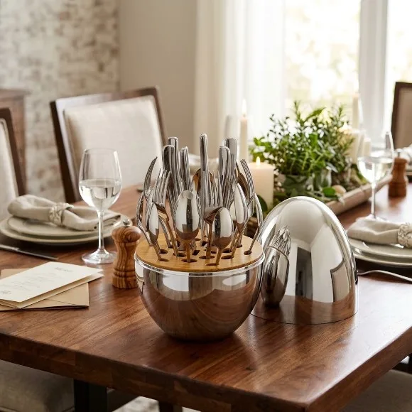 Golden Egg Cutlery Spoon Set 24pcs